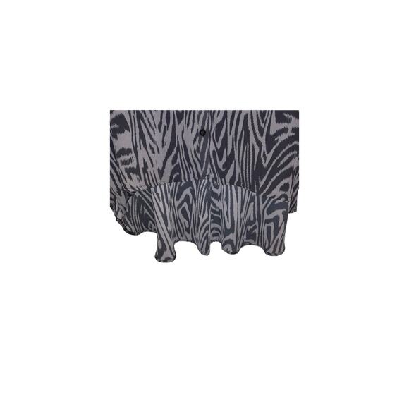 Torrid Sz 3 long line zebra print tunic top lightweight - Picture 11 of 13